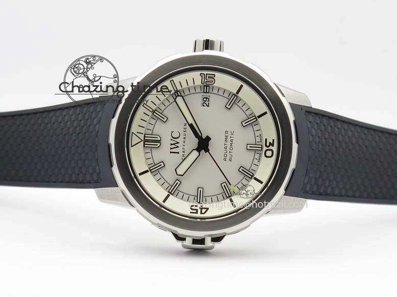 MIROTIME 0501 TechFriendly Aquatimer Automatic SS IW329003 V6F 1:1 Best Edition On Black Rubber Strap MIYOTA 7271